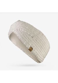 WEDZE - Opaska na głowę Quechua Wavy 500. Kolor: biały. Materiał: akryl, materiał, poliester, elastan. Sezon: zima. Styl: sportowy #1