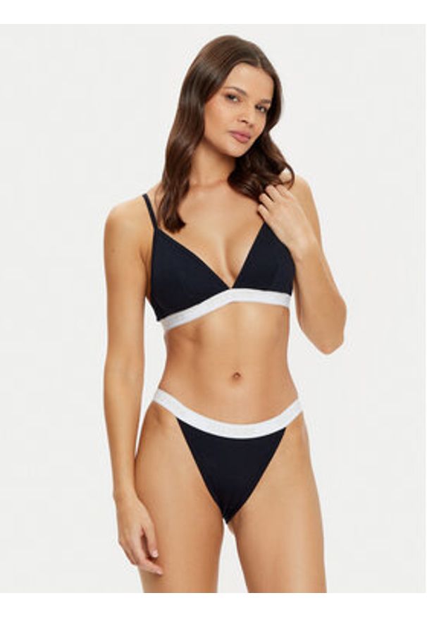 TOMMY HILFIGER - Tommy Hilfiger Biustonosz braletka UW0UW05537 Granatowy. Kolor: niebieski. Materiał: bawełna, syntetyk