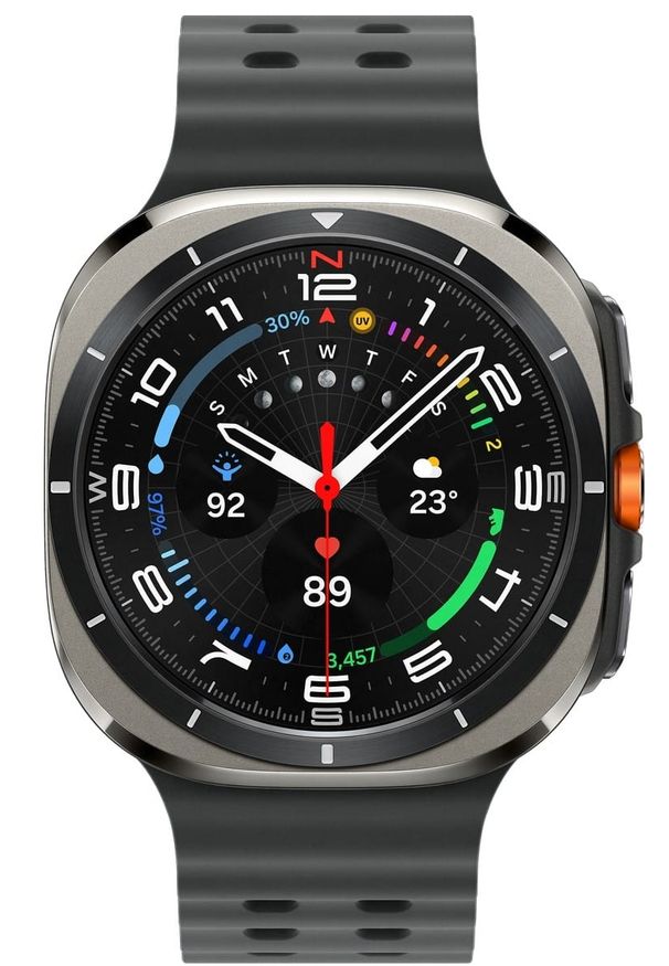 SAMSUNG - Samsung Galaxy Watch Ultra 2025 LTE 47mm Tytanowy Srebrny (L705). Kolor: srebrny
