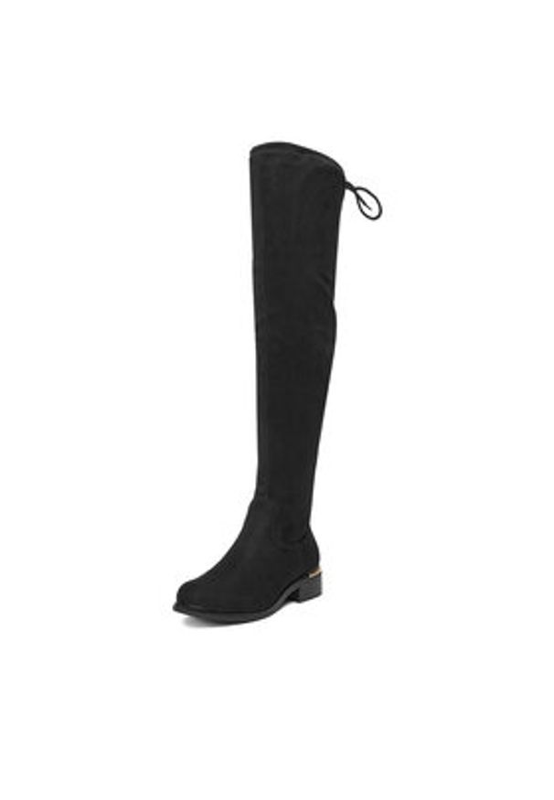 DeeZee Muszkieterki HX21055-28 Czarny. Kolor: czarny. Materiał: materiał