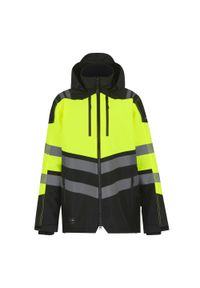 Regatta - Kurtka Wodoodporna Męska Odblaskowa. Kolor: wielokolorowy, żółty, czarny. Sport: turystyka piesza #1