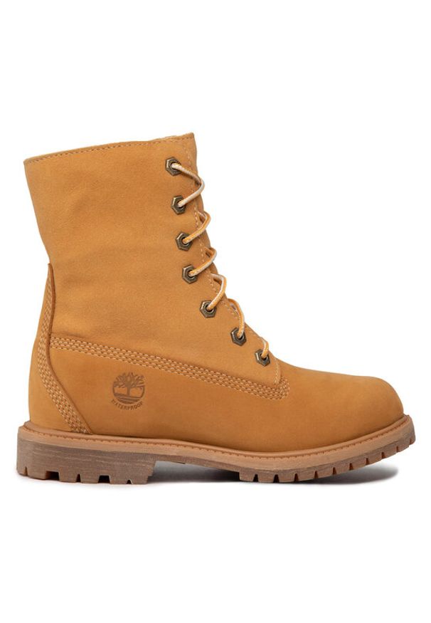 Timberland Trapery Authentic TB08329R2311 Brązowy. Kolor: brązowy. Materiał: nubuk, skóra