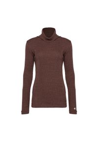 Longsleeve damski Champion Rochester. Kolor: czarny. Długość rękawa: długi rękaw. Sport: fitness #1