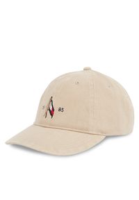 TOMMY HILFIGER - Czapka z daszkiem Tommy Hilfiger. Kolor: beżowy #1