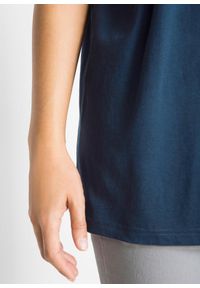 bonprix - Długi i szeroki T-shirt z dekoltem w serek, krótki rękaw (5 sztuk). Okazja: na co dzień. Typ kołnierza: dekolt w serek. Kolor: czerwony. Długość rękawa: krótki rękaw. Długość: krótkie. Sezon: lato. Styl: casual #3