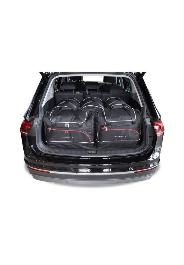 KJUST - Torby Do Bagażnika Vw Tiguan Allspace 2017-2024 5Szt Kjust. Kolor: czarny. Styl: sportowy