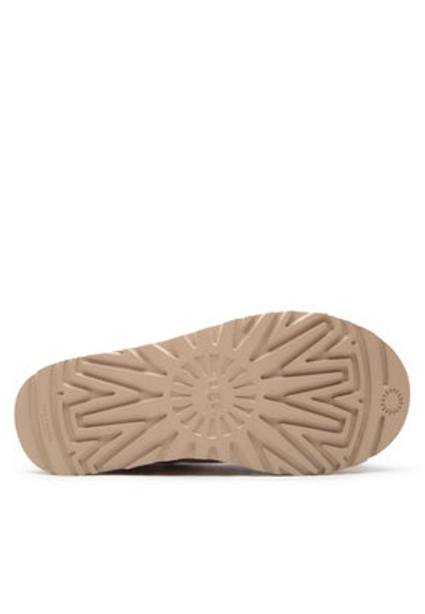 Ugg Śniegowce W Classic Ultra Mini 1116109 Beżowy. Kolor: beżowy. Materiał: zamsz, skóra