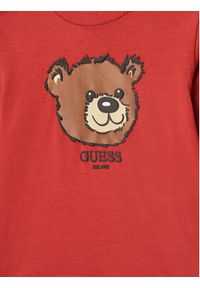 Guess Bluzka I5YI02 K8HM4 Czerwony Regular Fit. Kolor: czerwony. Materiał: bawełna #2