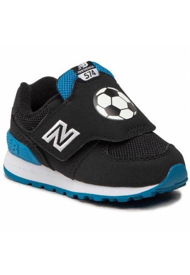 Buty do chodzenia dla dzieci New Balance IV574FRA. Kolor: czarny. Materiał: syntetyk, materiał. Szerokość cholewki: normalna. Model: New Balance 574. Sport: turystyka piesza