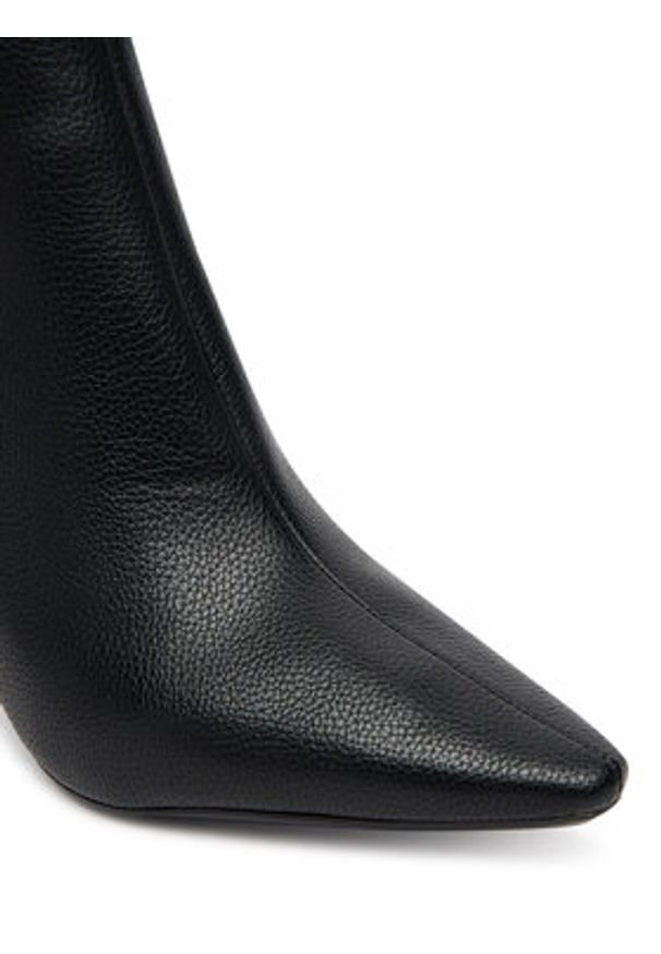 DKNY Botki K3544519 Czarny. Kolor: czarny. Materiał: skóra