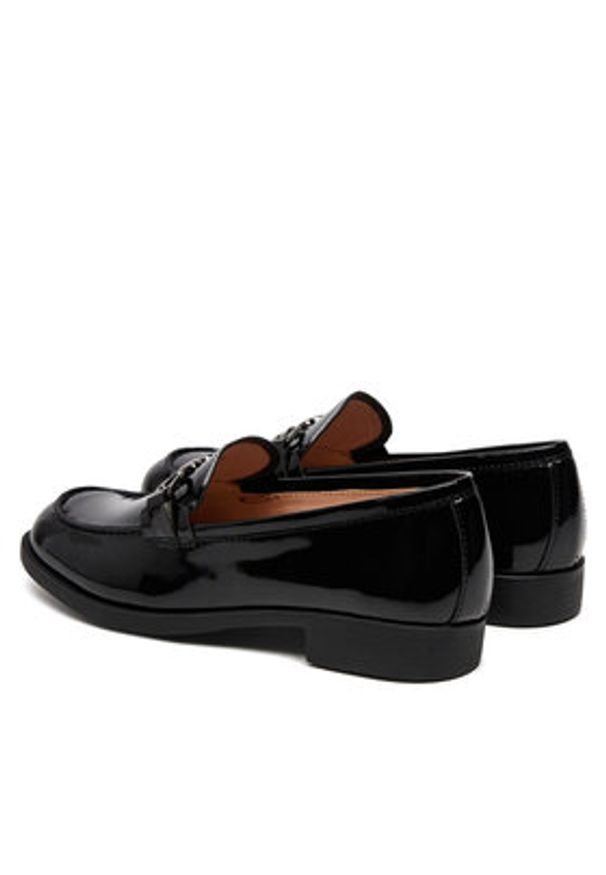 Love Moschino - LOVE MOSCHINO Lordsy JA10012G1MIH000B Czarny. Kolor: czarny. Materiał: skóra
