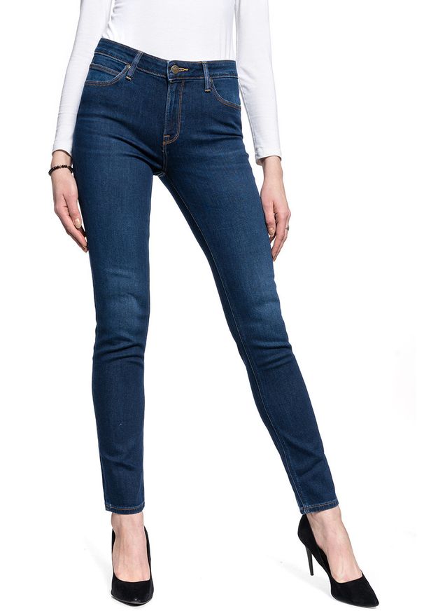 Lee - DAMSKIE SPODNIE JEANSOWE LEE ELLY DARK ROOK L305NOXE