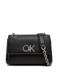 Calvin Klein Torebka Shouder Bag K60K612546 Czarny. Kolor: czarny. Materiał: skórzane #1