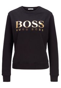 BOSS - Boss Bluza C_Elaboss 50436776 Czarny Regular Fit. Kolor: czarny. Materiał: bawełna