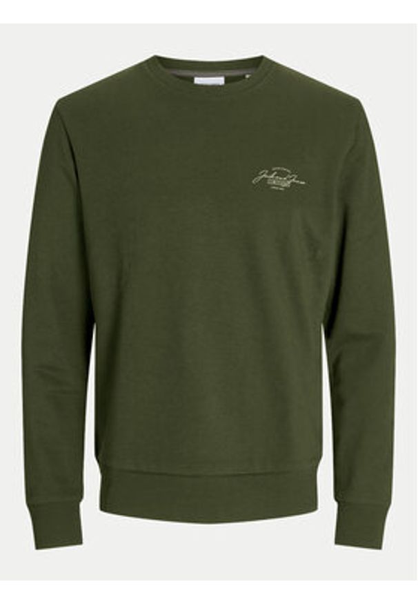 Jack & Jones - Jack&Jones Bluza Ferris 12256837 Zielony Standard Fit. Kolor: zielony. Materiał: syntetyk, bawełna