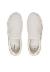 Calvin Klein Sneakersy Cupsole Slip On HW0HW02297 Biały. Zapięcie: bez zapięcia. Kolor: biały. Materiał: skóra #4