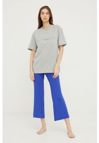 Calvin Klein Underwear piżama damska kolor fioletowy. Kolor: fioletowy. Wzór: nadruk #3