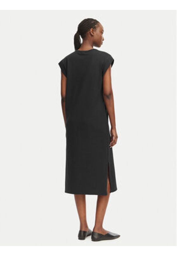 Calvin Klein Jeans Sukienka letnia LV047F245G Czarny Relaxed Fit. Kolor: czarny. Materiał: bawełna. Sezon: lato