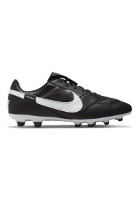 Buty piłkarskie Nike Premier 3 Fg M AT5889-010 czarne czarne. Kolor: czarny. Materiał: skóra. Szerokość cholewki: normalna. Sport: piłka nożna