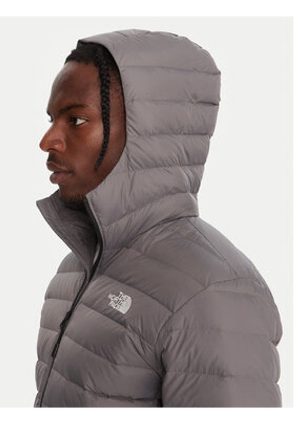 The North Face Kurtka puchowa Classic NF0A8D1T Szary Regular Fit. Kolor: szary. Materiał: syntetyk
