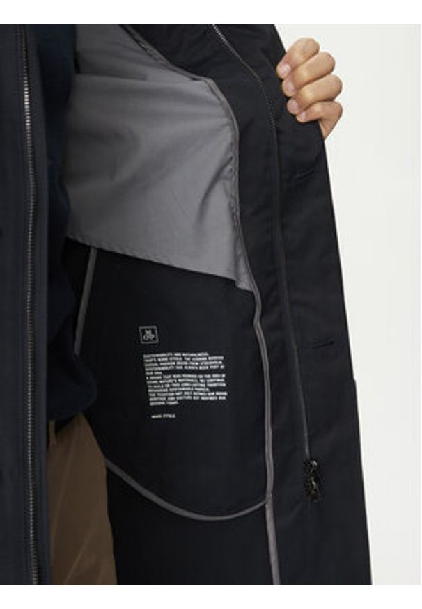 Marc O'Polo Płaszcz przejściowy 520 0073 71000 Granatowy Regular Fit. Typ kołnierza: polo. Kolor: niebieski. Materiał: syntetyk