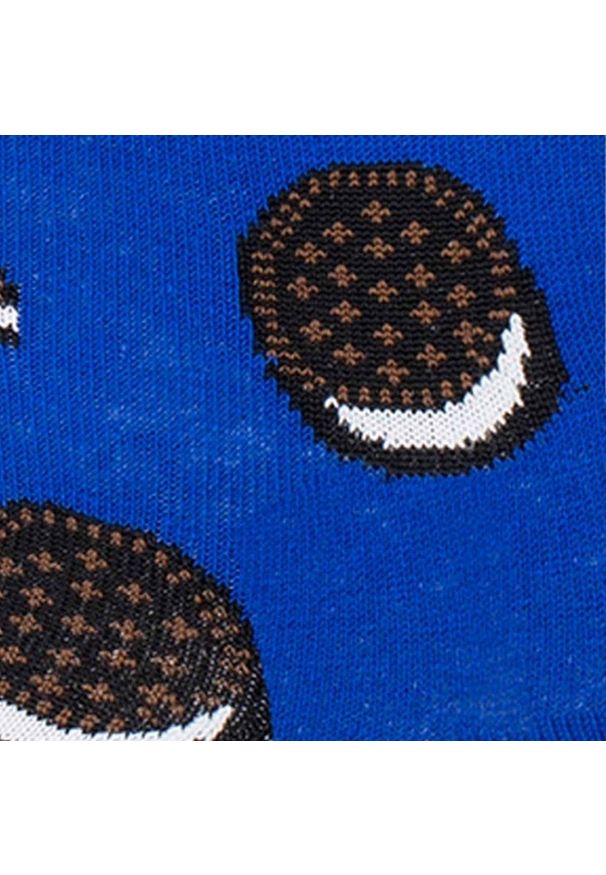 His Story - Skarpetki Bawełniane - Tematyczne - Oreo, Niebieskie. Kolor: niebieski. Materiał: elastan, bawełna, poliamid