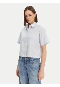 Guess Koszula W5GH98 WH7Q1 Niebieski Regular Fit. Kolor: niebieski. Materiał: bawełna