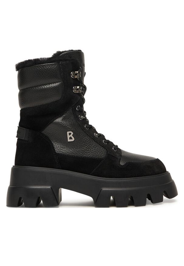 Bogner Botki Sapporo 2 A 22542903 Czarny. Kolor: czarny. Materiał: skóra