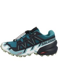 salomon - Buty do biegania damskie Salomon L47466200. Kolor: niebieski, wielokolorowy. Materiał: syntetyk, materiał, guma. Model: Salomon Speedcross. Sport: bieganie #1