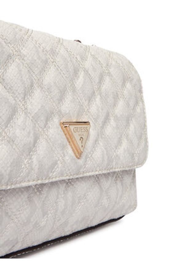 Guess Torebka Giully II HWKG96 73200 Biały. Kolor: biały. Materiał: skórzane
