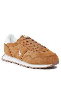 Polo Ralph Lauren Sneakersy RF104307 Brązowy. Kolor: brązowy. Materiał: skóra #6