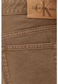 Calvin Klein Jeans jeansy męskie. Kolor: brązowy #3