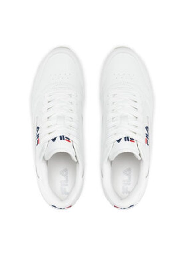 Fila Sneakersy Orbit Low 1010263.1FG Biały. Kolor: biały. Materiał: skóra