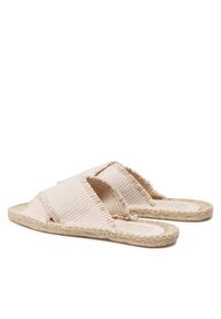 Jenny Fairy Espadryle HZF067-01 Beżowy. Kolor: beżowy. Materiał: materiał #6