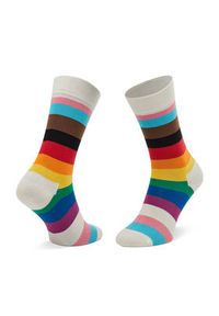 Happy-Socks - Happy Socks Skarpety wysokie damskie PRS01-0200 Kolorowy. Materiał: materiał. Wzór: kolorowy #2