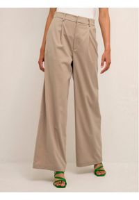 Karen by Simonsen Spodnie materiałowe Herta 10104253 Beżowy Straight Fit. Kolor: beżowy. Materiał: wiskoza, syntetyk