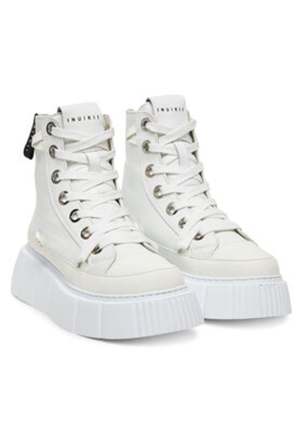 Inuikii Trzewiki Matilda 35203-033 Biały. Kolor: biały. Materiał: skóra