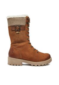 Remonte Trapery D0W72-22 Brązowy. Kolor: brązowy. Materiał: nubuk, skóra #1