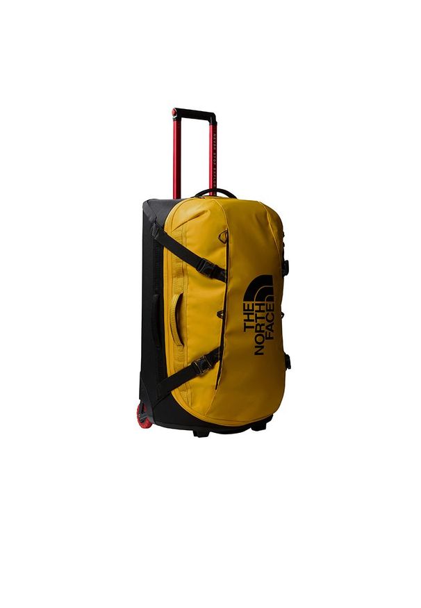 Walizka unisex The North Face Base Camp Rolling Thunder 28" 0A87GC4WP1 - żółta. Kolor: żółty. Materiał: materiał, poliester