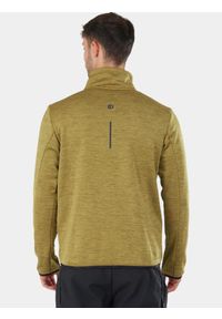 FUNDANGO - Bluza Polarowa Męska Fundango Jefferson. Kolor: zielony. Materiał: polar. Sezon: zima. Sport: turystyka piesza