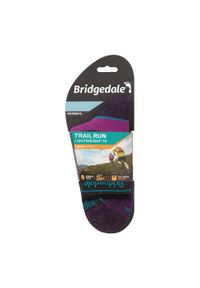 BRIDGEDALE - Skarpety biegowe damskie Bridgedale Lt T2 Merino Sport 3/4. Kolor: fioletowy, wielokolorowy, szary