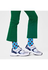Happy-Socks - Happy Socks Skarpety wysokie unisex BDO01-6200 Niebieski. Kolor: niebieski. Materiał: bawełna, materiał