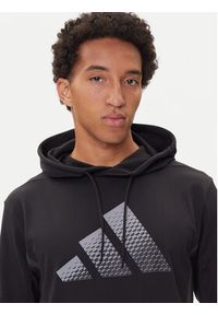 Adidas - adidas Bluza Game & Go Training Big Logo JM3050 Czarny Regular Fit. Kolor: czarny. Materiał: syntetyk #4