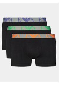 Emporio Armani Underwear Komplet 3 par bokserek 111357 4R715 29821 Czarny. Kolor: czarny. Materiał: bawełna #1