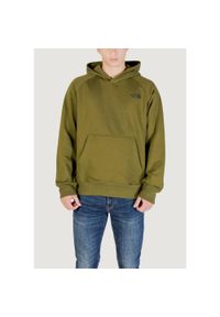 The North Face - Bluza Mężczyzna THE NORTH FACE M RAGLAN BOX NSE HOODIE. Typ kołnierza: kaptur. Kolor: zielony. Materiał: poliester, bawełna. Długość rękawa: raglanowy rękaw #1