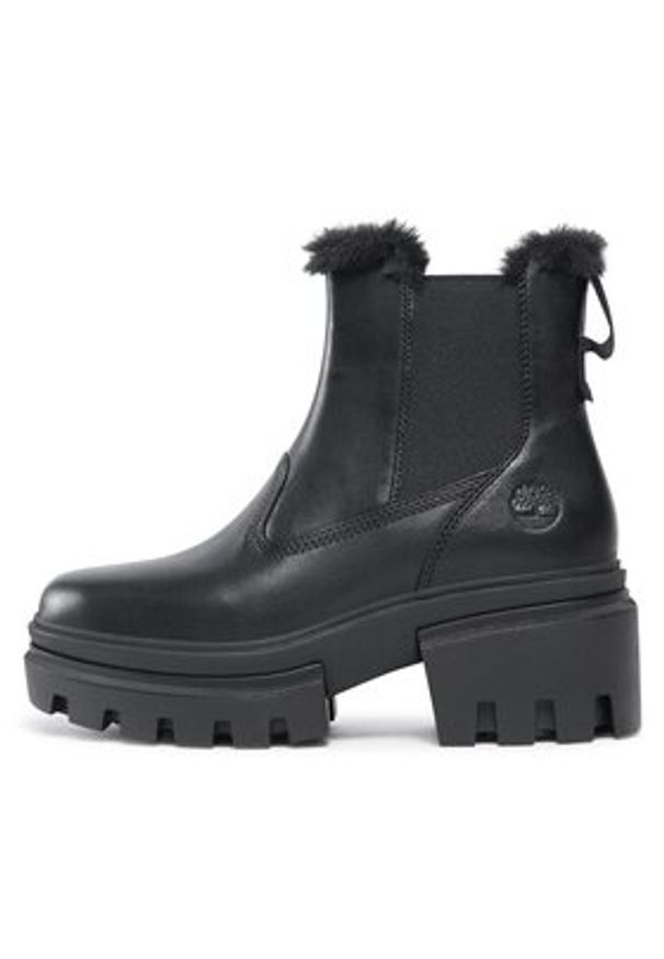 Timberland Botki Everleigh Bt Wrm Ln Chls TB0A5ZNV0151 Czarny. Kolor: czarny. Materiał: skóra