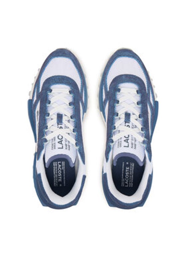 Lacoste Sneakersy Elite Active 51SMA0142 Niebieski. Kolor: niebieski. Materiał: zamsz, skóra