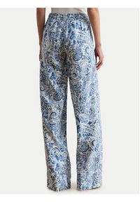 Lauren Ralph Lauren - LAUREN RALPH LAUREN Spodnie materiałowe 200P08927001 Niebieski jasny Wide Leg. Kolor: niebieski. Materiał: len #5