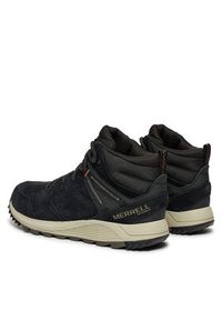 Merrell Trapery Wildwood Mid Ltr Wp J068027 Czarny. Kolor: czarny. Materiał: skóra, zamsz