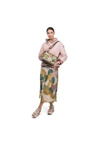 Torebka damska Anekke, elegancka mała z regulowanym paskiem i 3 komorami, multikolor, 42713-184. Kolor: brązowy. Wzór: aplikacja. Dodatki: z breloczkiem. Materiał: zdobione. Styl: elegancki #5